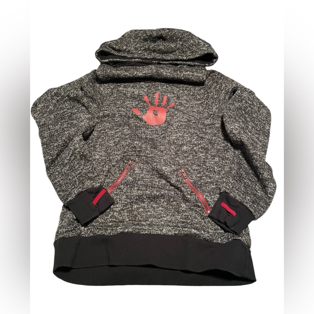 Bethesda Skyrim Dark Brotherhood Pullover Bound Until Death Red Handprint Large